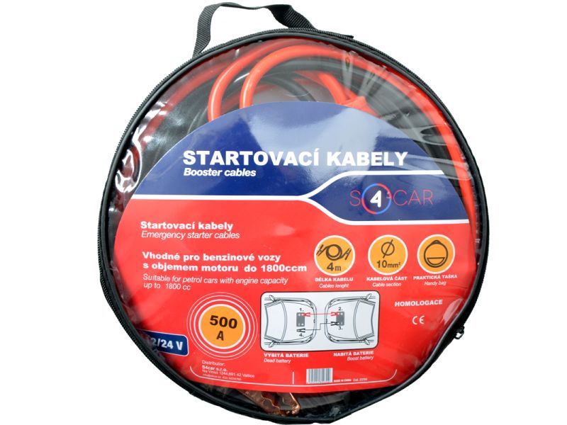 Startovací kabely 500A, 4m