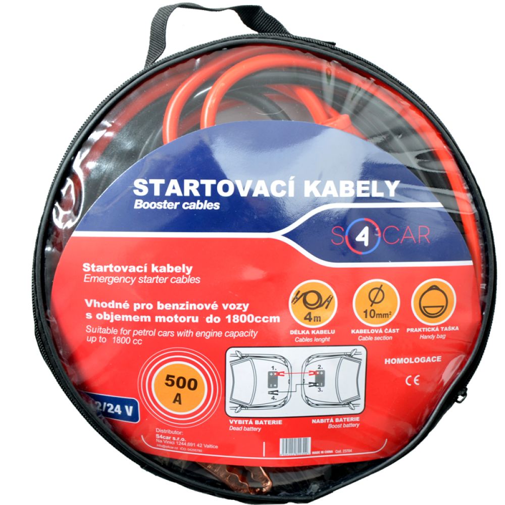 Startovací kabely 500A, 4m